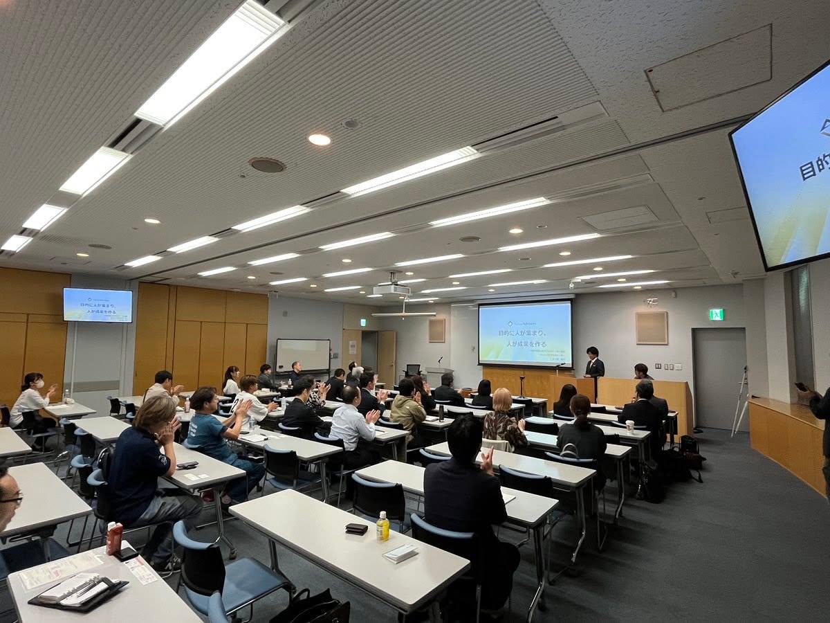 2026年6月のJPSA千葉支部定例会で、五十嵐修平さんの講演を会場の参加者が聴いている様子